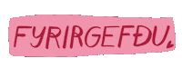 AldaLilja sorry icelandic islenska imsorry Sticker