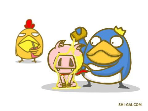 animation chicken GIF by ShiGai