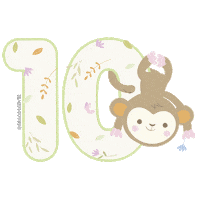 Baby Monkey Sticker by Grão de Gente