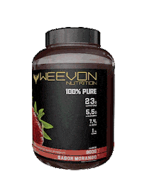Whey Protein Sticker by weevon nutrition