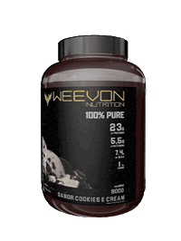 Cookie Protein Sticker by weevon nutrition