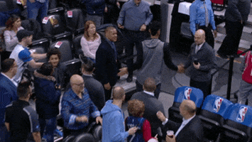 danny green player-fan interaction GIF by NBA