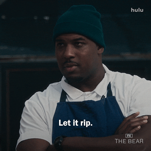 Lets Go Fist Bump GIF by The Bear