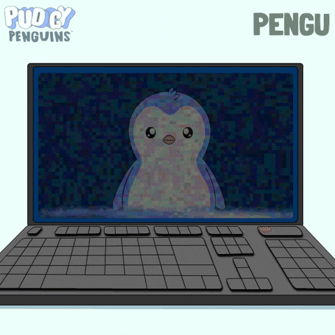 Artificial Intelligence Glitch GIF by Pudgy Penguins