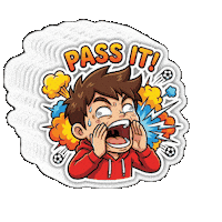 Tired Youth Sports Sticker