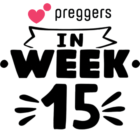 Week 15 Pregnancy Sticker by Preggers