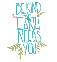 Be Kind Earth Sticker by FinalStraw