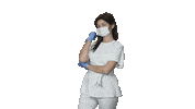 Galaktika_clinic wow mask glove галактика Sticker