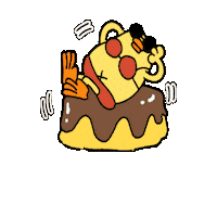 Bird Chicken Sticker by ぴょろりんちょ（ひよこ人間ぴよ）