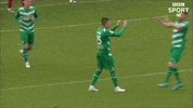 High Five Congratulations GIF by Cliftonville Football Club