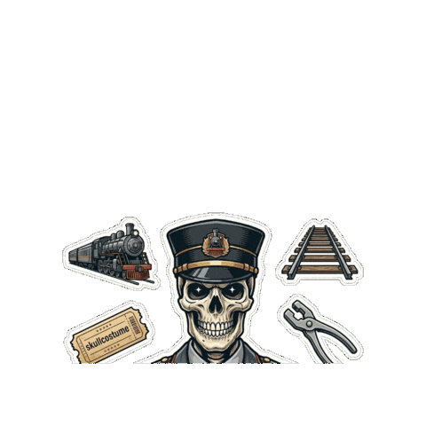 Skull Ok Sticker