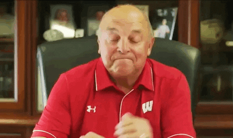 Happy Old Man GIF by Wisconsin Badgers