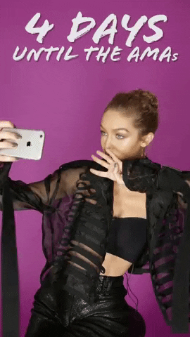 gigi hadid GIF by AMAs