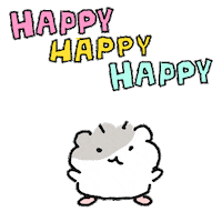 Happy Sticker