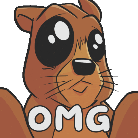 Oh My Gosh Heart Eyes Sticker by VeeFriends