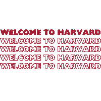 Back To School College Move-In Sticker by Harvard College