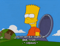 Episode 2 Explosion GIF by The Simpsons