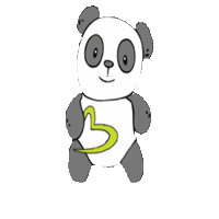 BellabuBear panda bellabubear Sticker