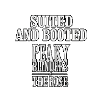 Peaky Blinders Sticker by Immersive Everywhere