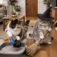 OrbitPaws fight no fighting costume GIF