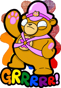 Gay Pride Party Sticker by Phil Corbett