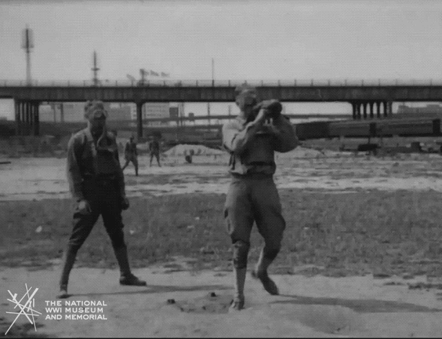 Black And White Baseball GIF by National WWI Museum and Memorial
