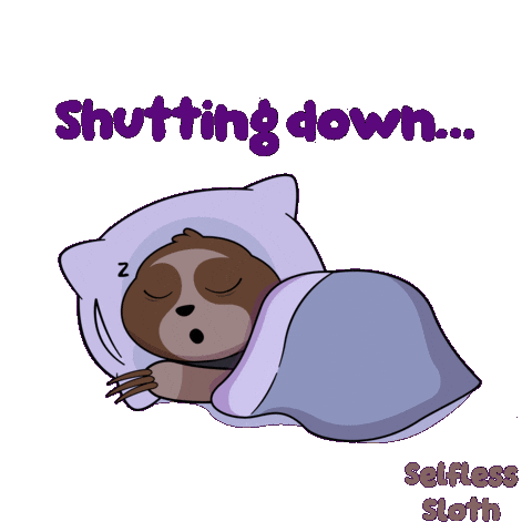 Sloth Closing Sticker by VeeFriends