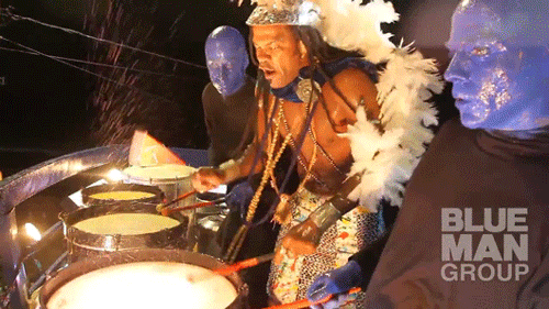 Live Music Dancing GIF by Blue Man Group