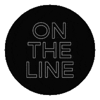 Black Circle Spinning Sticker by The Lineup