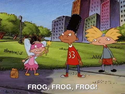 hey arnold nick splat GIF