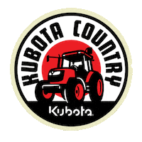 KubotaUSA farm agriculture farming tractor Sticker