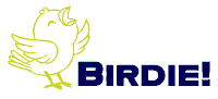 Golf Birdie Sticker by Golfassec