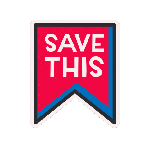 Pink Save Sticker