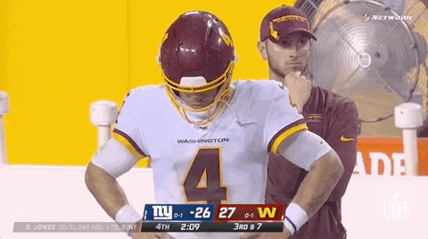 Taylor Heinicke Football GIF by NFL
