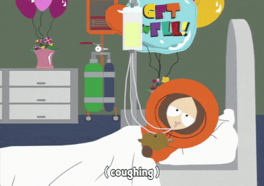 kenny mccormick hospital GIF by South Park 