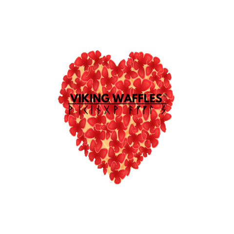 Heart Love Sticker by viking waffles