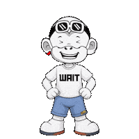 Wait What Waiting Sticker by Zhot