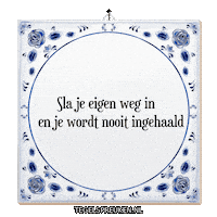 Wijsheid Verandering Sticker by Tegelspreuken.nl