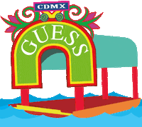 Mexico City Love Guess Sticker by GUESS