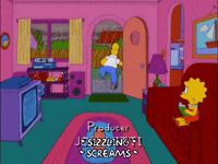homer simpson rain GIF