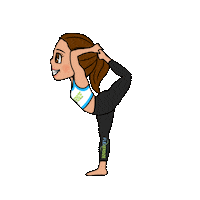 Dance Stretching Sticker by FLEXERSIZE