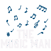 Music Man Notes Sticker by The Music Man on Broadway