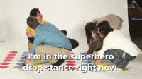 Superhero Drop Stance