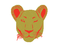 corazondeleone lion leon corazon de leone Sticker