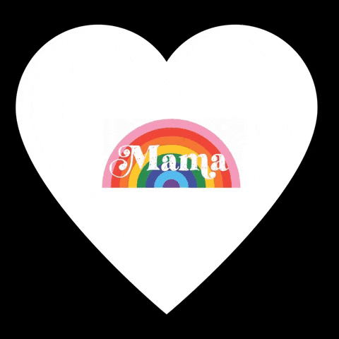 Heart Rainbow GIF by Mom Culture