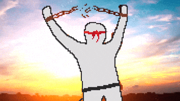 Happy Pixel Art GIF