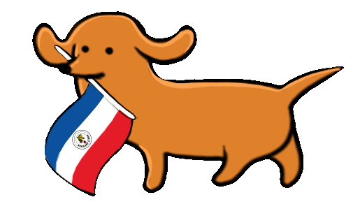 Paraguay Dogrescue Sticker by Stefanie Shank