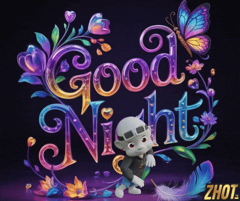 Tired Good Night GIF by Zhot