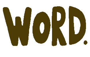 Say It Word Sticker