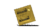 MagnumCondomsuk party gold condom magnum Sticker